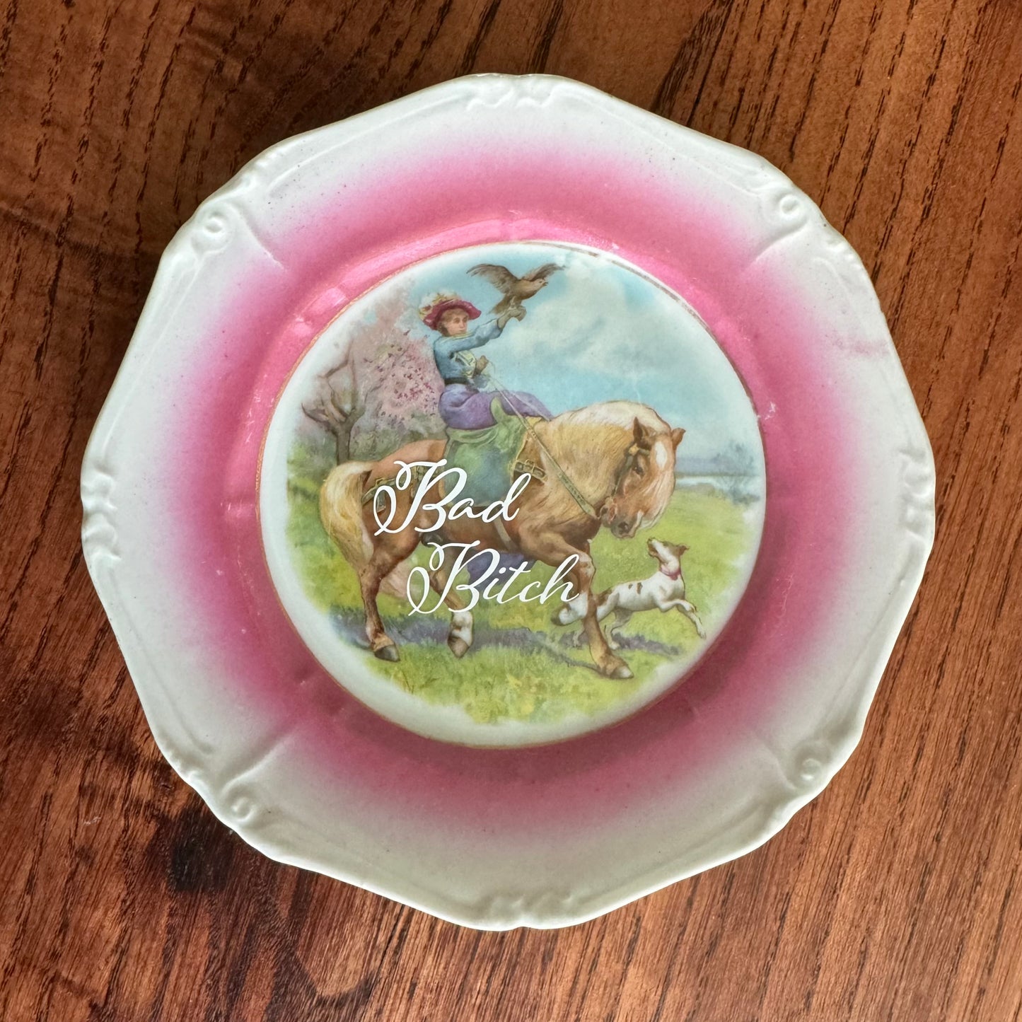 Bad Bitch Vintage Plate