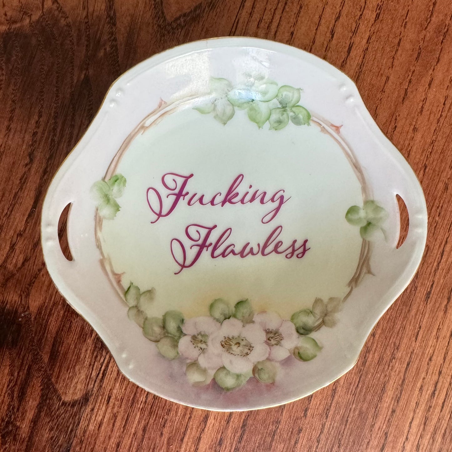 Fucking Flawless Vintage Floral Bowl