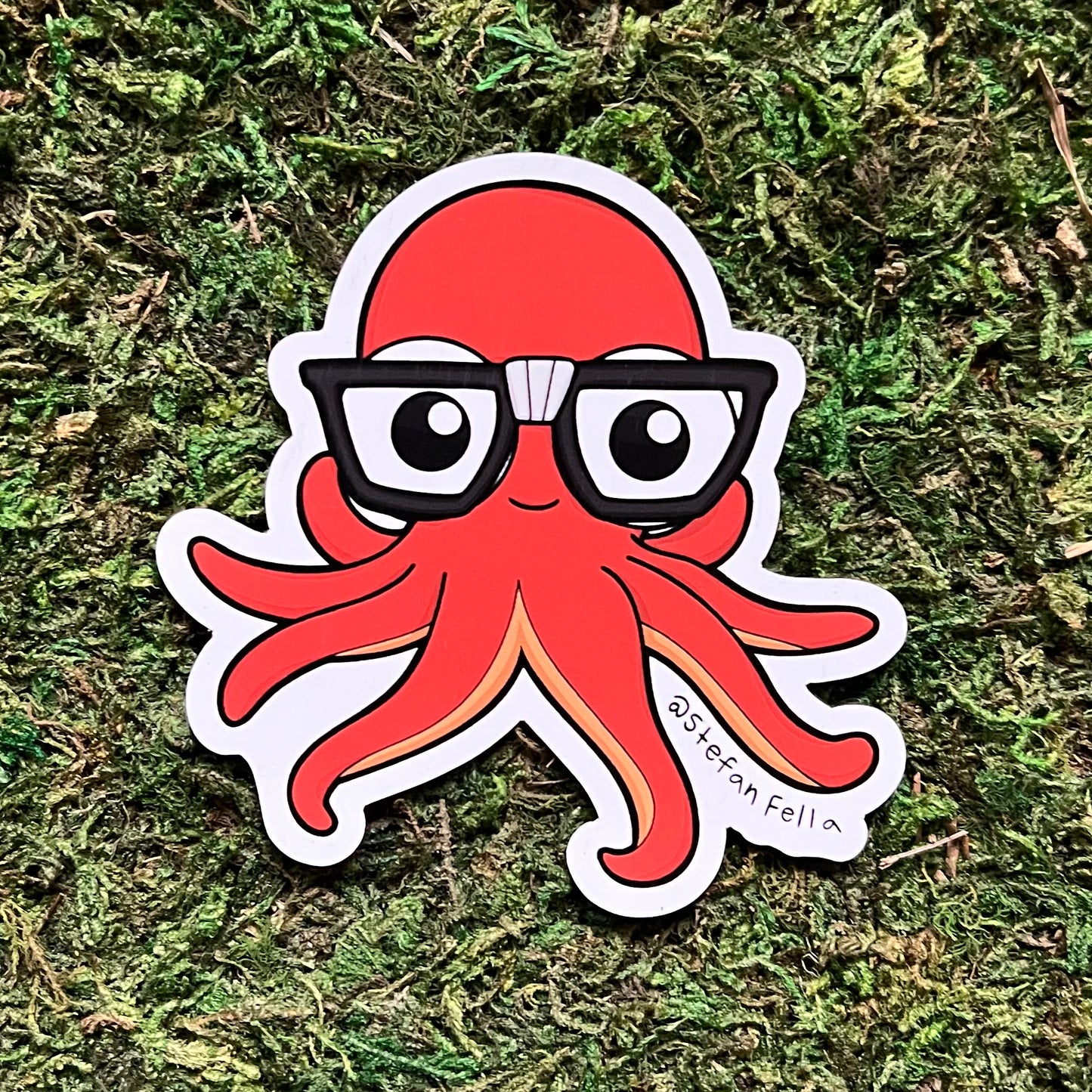 Nerdy Octopus Magnet