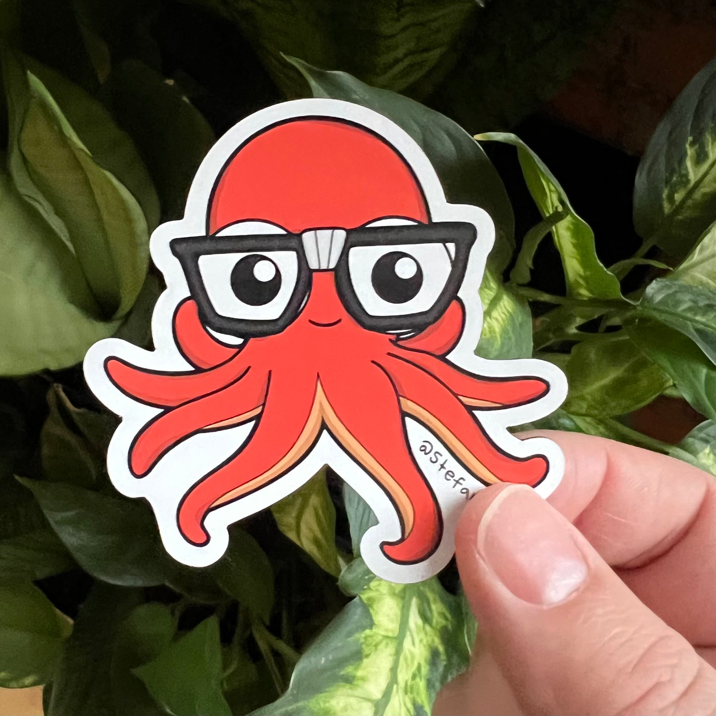 Nerdy Octopus Magnet