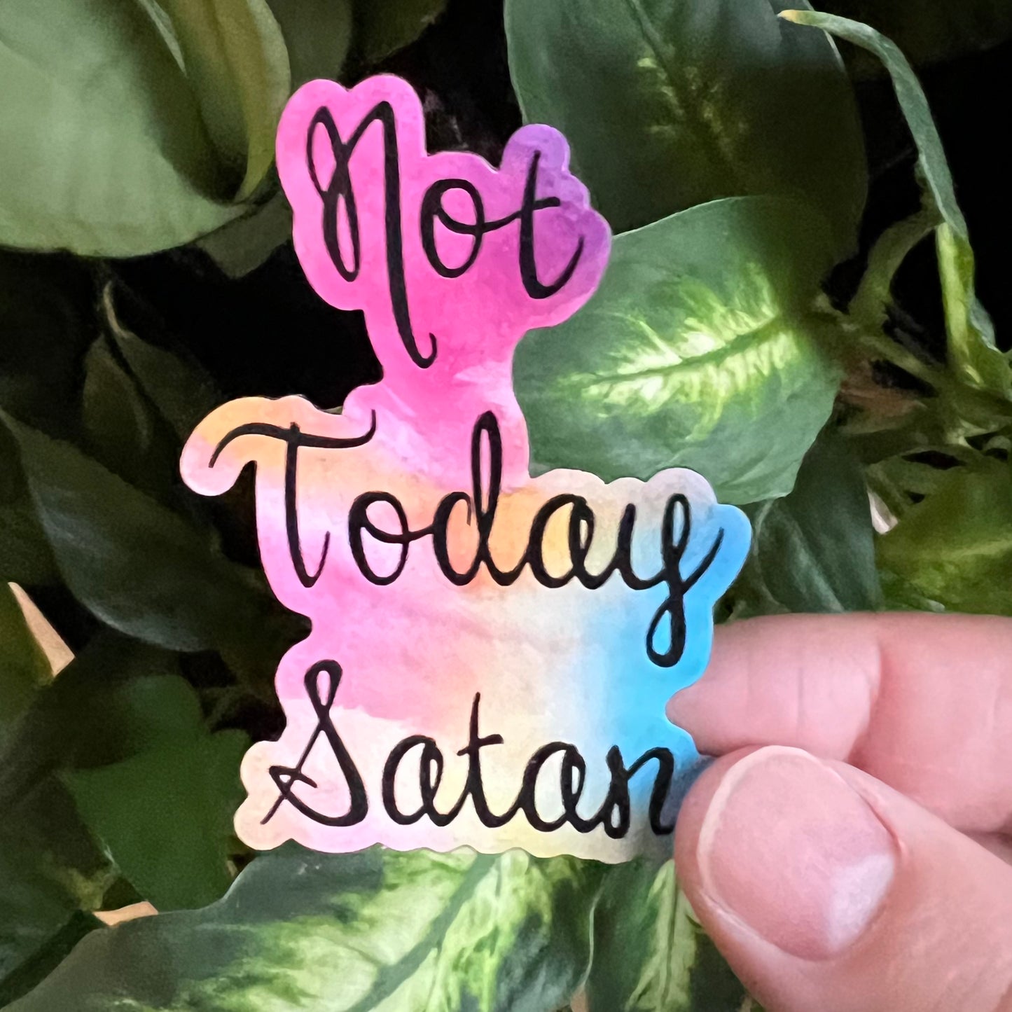 Not Today Satan Magnet