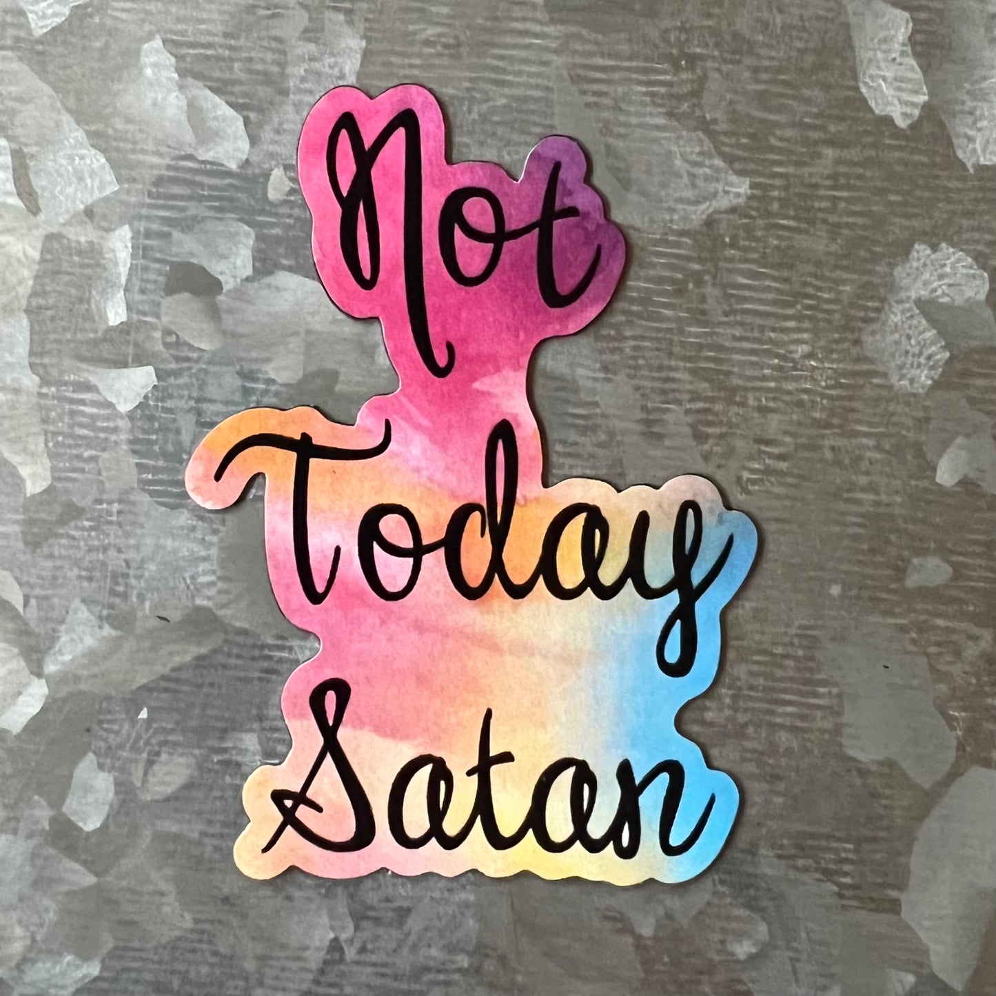 Not Today Satan Magnet