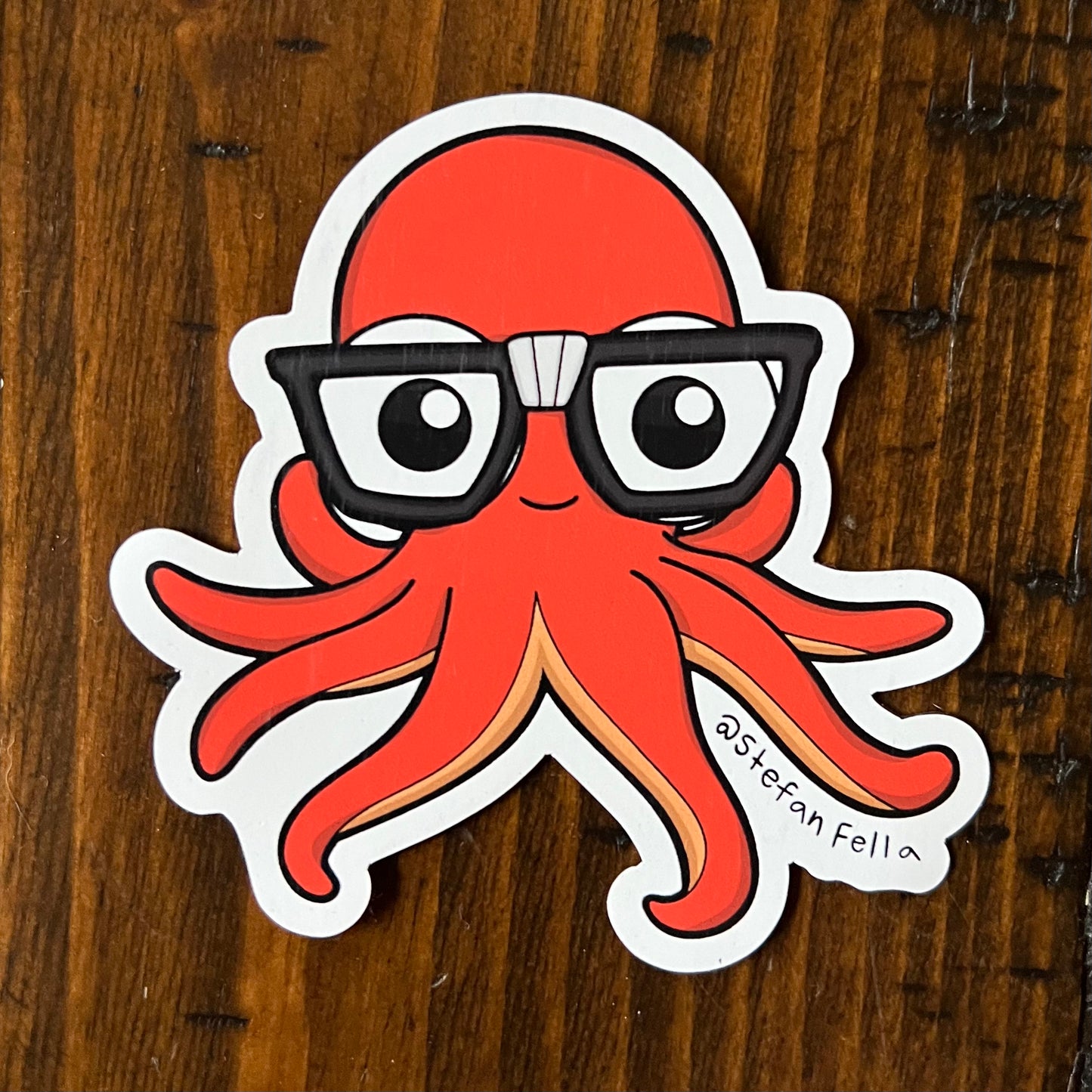 Nerdy Octopus Magnet